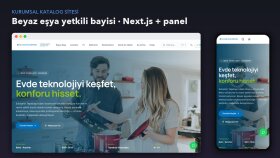 Beyaz Eşya Yetkili Bayisi - Katalog Web Sitesi