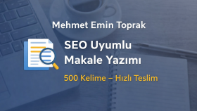 SEO uyumlu 300-500-1000 kelimelik özgün makale yazabilirim