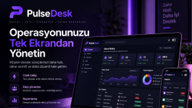 PulseDesk – Gerçek Zamanlı Destek ve Operasyon Yönetim Panel