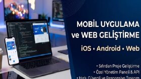 Modern, Hızlı ve Çift Platform Destekli (iOS & Android) Mobil Uygulama Geliştirme