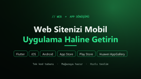 web sitenizi mobil uygulamaya dönüştürürüm