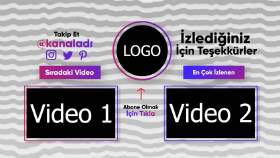Youtube Outro Tasarımları