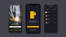 Taxi App Neumorphism UI/UX
