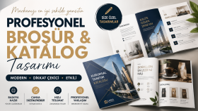  markanıza özel broşür ve katalog tasarlıyorum