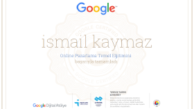 Google Sertifikalı Yazılımcıyım.