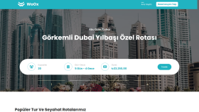 WoOx Travel - Tatil Seyahat Projesi