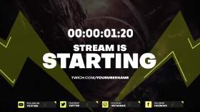 NEON TWİTCH ANİMASYONLU KANAL TASARIMI