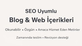 SEO uyumlu, özgün ve akıcı blog yazısı yazarım