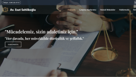 Avukat Web Sitesi Tasarımı
