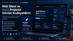 web sitesi ve saas projenizi sıfırdan kodlayabilirim