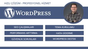 Wordpress siteleriniz için destek sağlayabilirim