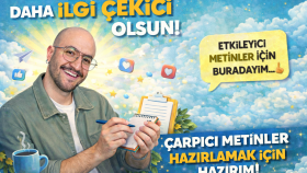 içten bir dille okuyucuyu içine çeken metinler yazarım