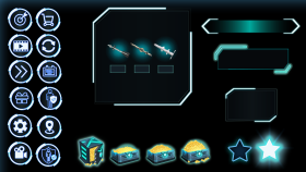 Sci Fi UI Set Tasarımım