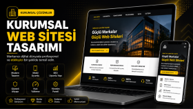 kurumsal ve profesyonel web sitesi tasarlayıp geliştiririm
