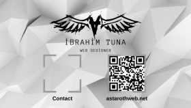 QR kod iceren kartvizit