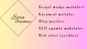 istediğiniz her konuda özgün içerikler üretebilirim