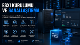 esxi kurumu ve sanallaştırma yaparım