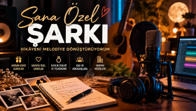 sevdiklerinize özel isimli ve duygusal şarkı yaparım