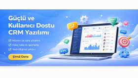 işletmenize özel CRM ve ERP sistemleri geliştiriyorum