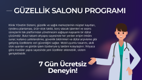 güzellik salonu programı hizmeti sunuyorum