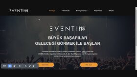 Etkinlik site tasarımı