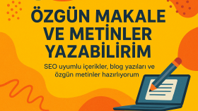 SEO uyumlu içerikler yazabilirim