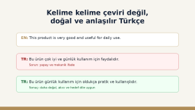 İngilizce metinlerinizi doğal ve akıcı Türkçeye çeviririm