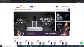 CNS Kozmetik Web sitesi