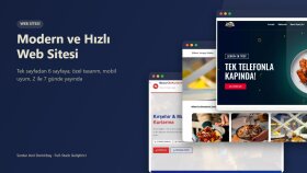 işletmenize modern ve hızlı web sitesi tasarlarım