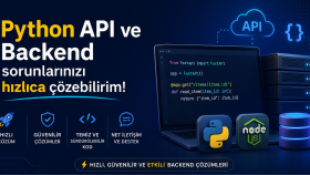 Python, API, Backend projelerinizdeki hataları hızla çözerim