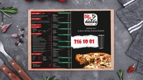 BigDaddy Menü Tasarımı
