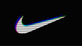 Nike Logo Glitch Tasarım
