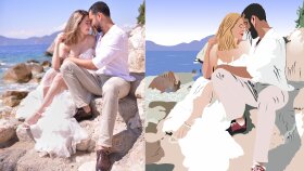 ILLUSTRASYON, FOTOĞRAFLARI KARİKATÜRİZE ETME ÇALIŞMALARI