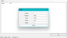 C# Serial Port Veri Okuma Uygulaması