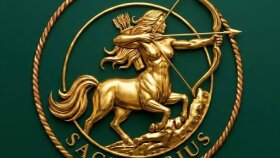 Sagittarius - Yapay Zeka Logoyu Vektörel Yapma