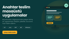 ihtiyacınıza özel masaüstü yazılımlar geliştiriyorum