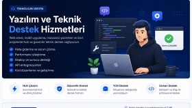 yazılım ve teknik destek hizmeti veririm