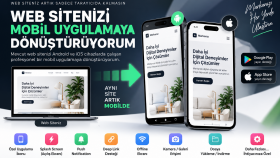 web sitenizi webview android ve ios mobil app'e dönüştürürüm