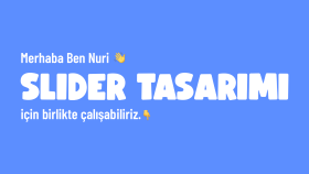 Web siteniz için slider & banner tasarlarım