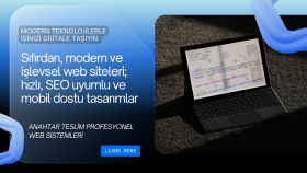 anahtar teslim profesyonel web siteleri tasarlıyorum