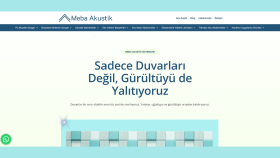 Meba Akustik Web Sitesi Tasarımı