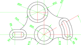 AutoCAD Teknik Çizim Örneklerim 