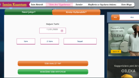 İsim Analiz Sitesi Tasarım & Programlama ve Seo