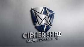 Cipher Shield - Premium 3D Güvenlik Logosu
