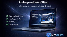 işletmeniz için modern ve profesyonel web sitesi tasarlarım