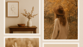 Pinterest tarzı moodboard / konsept görseller hazırlarım