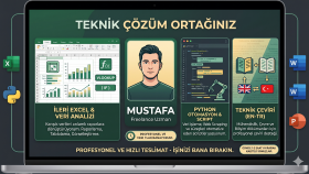 mühendis disipliniyle profesyonel veri düzenleme, yapıyorum