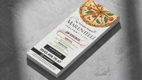 Marentelli Pizza | Broşür Tasarımı