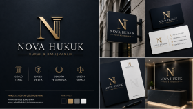 NOVA HUKUK — Kurumsal Hukuk Bürosu Logo Tasarımı