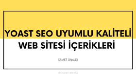 web siteniz için etkileyici içerikler oluştururum